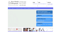 Desktop Screenshot of joycefamilychiro.com